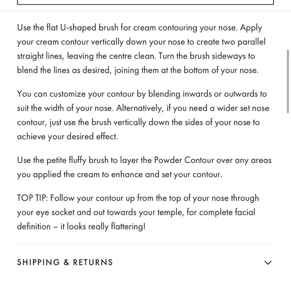 Iconic London Precision Duo Contour Double-Ended Makeup Brush